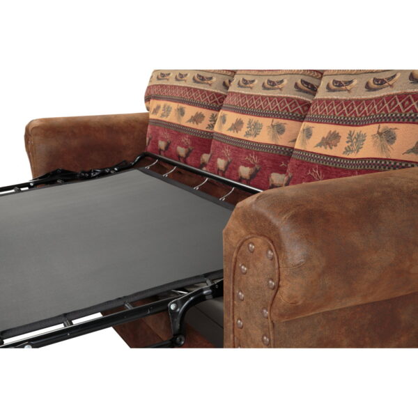 Sofa Bed, Brown - Image 2