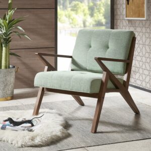 Retro Button Tufted Armchair