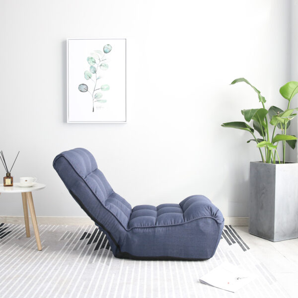 Single sofa reclining chair Japanese chair lazy sofa tatami balcony reclining chair leisure sofa adjustable chair - Image 4