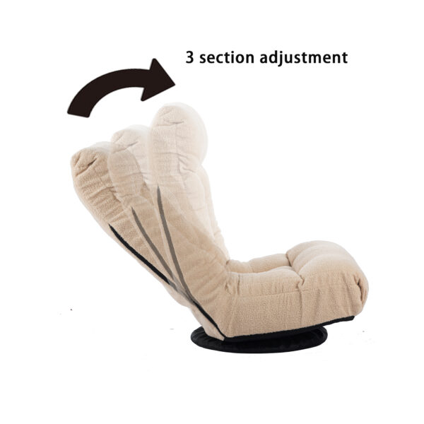 Single sofa reclining chair Japanese chair lazy sofa tatami balcony reclining chair leisure sofa adjustable chair - Image 8