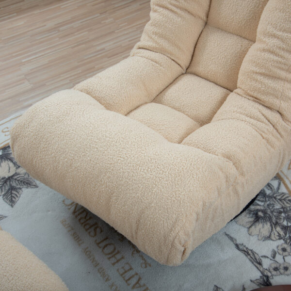 Single sofa reclining chair Japanese chair lazy sofa tatami balcony reclining chair leisure sofa adjustable chair - Image 9