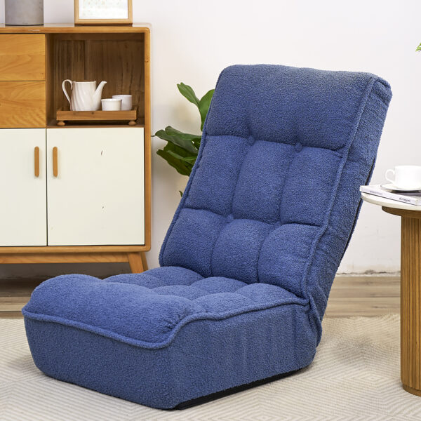 Single sofa reclining chair Japanese chair lazy sofa tatami balcony reclining chair leisure sofa adjustable chair - Image 3
