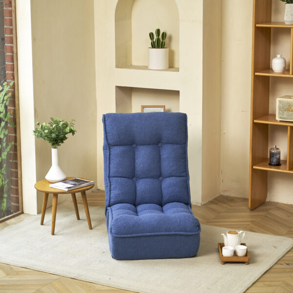 Single sofa reclining chair Japanese chair lazy sofa tatami balcony reclining chair leisure sofa adjustable chair - Image 7