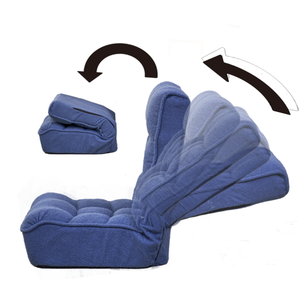 Single sofa reclining chair Japanese chair lazy sofa tatami balcony reclining chair leisure sofa adjustable chair - Image 5