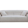90.6 inch Boucle Sofa for Living Room Clearance, 3 Seat Modern Curved Upholstered Armed Sofas for Office Lounge, Soft Comfy Bed Couch for Bedroom, Sitting Sleeping Furniture